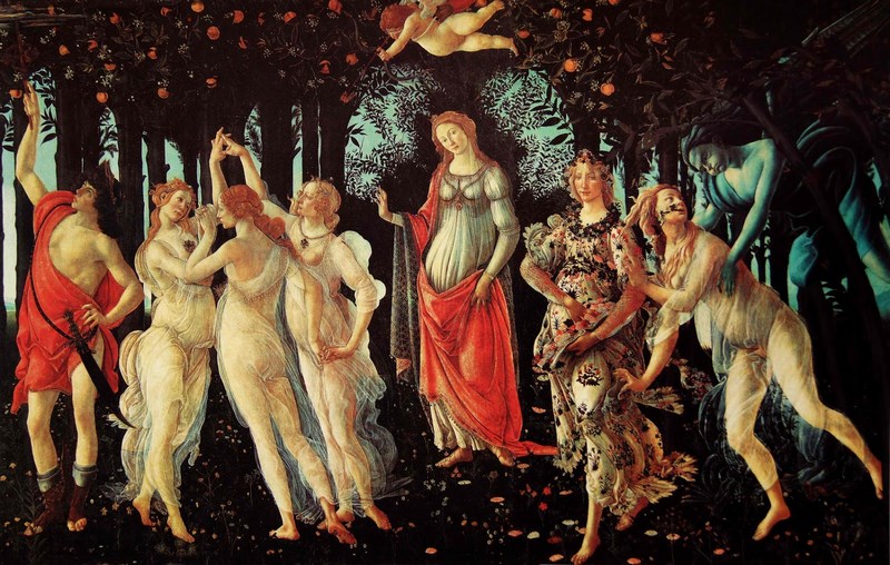 Σάντρο Μποτιτσέλι : Αλληγορία της άνοιξης  (1482)